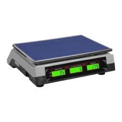 Waga sklepowa handlowa cenowa biała 35kg / g