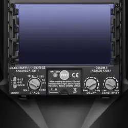 Maska przyłbica spawalnicza automatyczna samościemniająca z funkcją grind METALATOR EXPERT