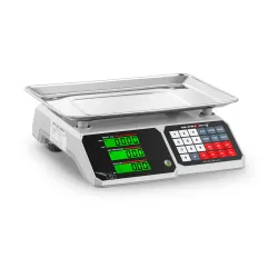 Waga spożywcza sklepowa licząca z pamięcią i funkcją liczenia sztuk SBS-PW-301CB 30kg / 1g