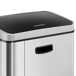 Automatyczny bezdotykowy kosz na śmieci z czujnikiem ruchu zasięg 20 cm 70 L