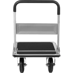 Wózek platformowy magazynowy ręczny składany 1 burta do 300 kg 80 x 60 cm