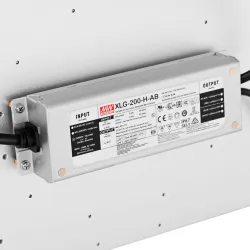 Lampa do uprawy wzrostu roślin pełne spektrum 60 x 24 cm 468 LED 220 W srebrna
