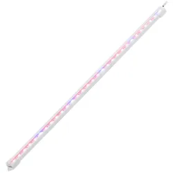 Lampa do uprawy wzrostu roślin 120 diod LED 50 cm 20 W 4 szt. srebrna