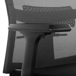 Krzesło fotel biurowy siatkowy ergonomiczny z podparciem lędźwi i zagłówkiem maks. 150 kg