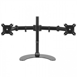 Uchwyt stojak na 2 monitory 13-27'' VESA obrotowy stołowy maks. 16 kg