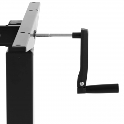 Stelaż rama biurka regulowana ręcznie wys. 73-123 cm szer. 83x130 cm maks 70 kg