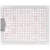 Lampa do uprawy wzrostu roślin pełne spektrum 30 x 24 cm 234 LED 110 W srebrna