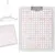 Lampa do uprawy wzrostu roślin pełne spektrum 30 x 24 cm 234 LED 110 W srebrna