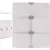 Lampa do uprawy wzrostu roślin pełne spektrum 72 x 60 cm 1404 LED 600 W srebrna