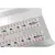 Lampa do wzrostu uprawy roślin pełne spektrum 25 x 17 cm 136 LED 100 W srebrna
