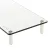 Podstawka półka pod monitor ekran 13-32'' szklana maks. 20 kg 100x26x8.3 cm