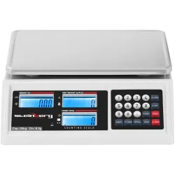 Waga sklepowa handlowa licząca LCD RS232 30000 g / 0.5 g