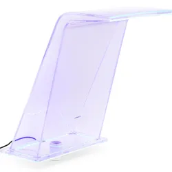 Wylewka wodospadowa z oświetleniem LED 45 cm wypływ wody 395 mm