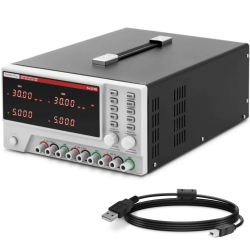 Zasilacz laboratoryjny serwisowy LED 5 miejsc pamięci 0-30 V 0-5 A DC 550 W
