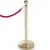 Słupek odgradzający stalowy złoty bez podstawy wys. 93cm - Hendi 810439
