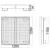 Wanna wychwytowa metalowa na 4 beczki 200L 120x120cm