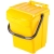 Kosz pojemnik do segregacji sortowania śmieci URBA PLUS 40L - żółty
