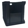 POJEMNIK Z OKNEM INSPEKCYJNYM 400x300x320 CZARNY