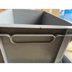 POJEMNIK 400x300x220 SZARY ZESTAW 96 SZT II GAT.