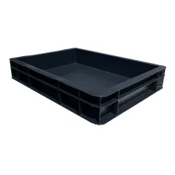 POJEMNIK MAGAZYNOWY 400x300x70 CZARNY