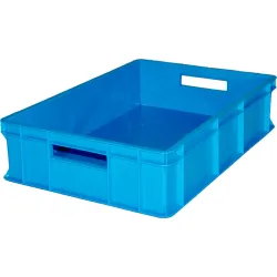 POJEMNIK PLASTIKOWY 600x400x140 NIEBIESKI