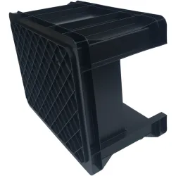 POJEMNIK Z OKNEM INSPEKCYJNYM 400x300x270 CZARNY ZESTAW 56 SZT
