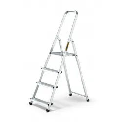 Drabina aluminiowa 4 stopnie 125 kg