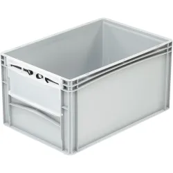 POJEMNIK 600X400X270 Z OKNEM INSPEKCYJNYM ZAMYKANYM