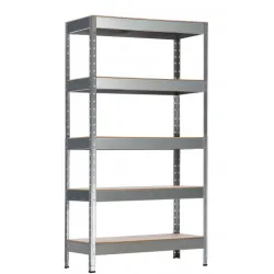 REGAŁ METALOWY MDF 175x91x41cm OCYNKOWANY