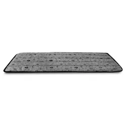 Legowisko dla psa mata 120x80 cm wodoodporne kości czarne