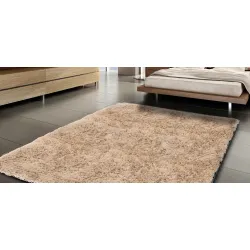 DYWAN SHAGGY ANTYSLIP 120x160 cm BEŻOWY