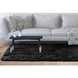 DYWAN SHAGGY ANTYSLIP 80x160 cm CZARNY