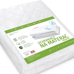 Nakładka / ochraniacz na materac wodoodporna pikowana ultradźwiękowo premium 160x200cm biała