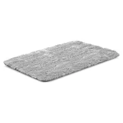 Legowisko dla psa mata 80x60 cm shaggy jasnoszary antyslip