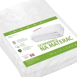 Nakładka / ochraniacz na materac pikowana niciowo 90x200cm biała