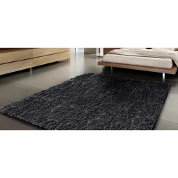 DYWAN SHAGGY ANTYSLIP 120x160 cm CZARNY