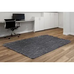 DYWAN SHAGGY ANTYSLIP 160x220 cm CIEMNOSZARY