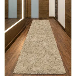 DYWAN SHAGGY ANTYSLIP 80x300 cm BEŻOWY