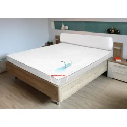 Nakładka / ochraniacz na materac wodoodporna pikowana ultradźwiękowo premium 140x200cm biała