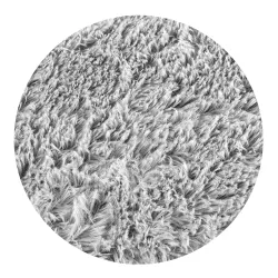 Legowisko dla psa mata 80x60 cm shaggy jasnoszary antyslip