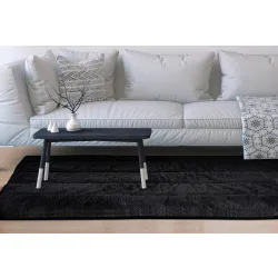 DYWAN RABBIT ANTYSLIP 80x120 cm CZARNY