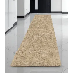 DYWAN SHAGGY ANTYSLIP 80x300 cm BEŻOWY