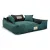Legowisko dla psa kojec KINGDOG MM43 100x75 cm personalizowane rozbieralne antyslip zielone
