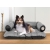 Legowisko dla psa SOFA 100x70 cm personalizowane wodoodporne szare